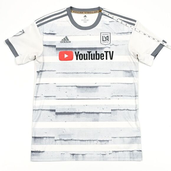 2019 Adidas Men's LA Los Angels FC LAFC Away Soccer Jersey Medium MLS US - Picture 4 of 10